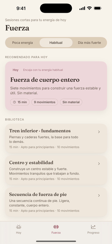 Biblioteca de fuerza
