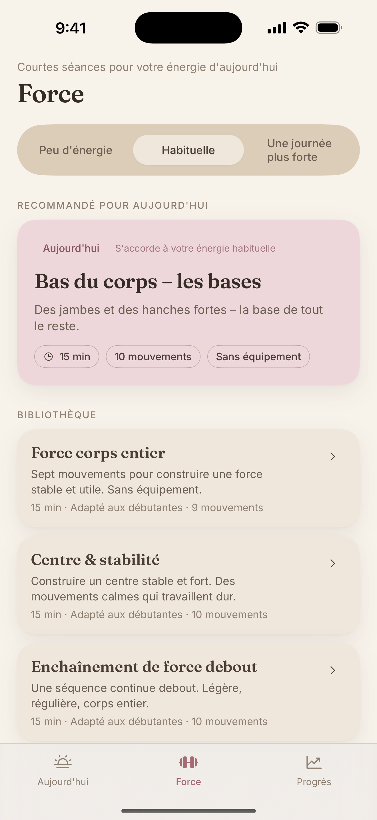 Bibliothèque de renforcement